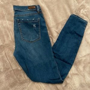 Blank NYC Mercer distressed skinny jeans sz 31